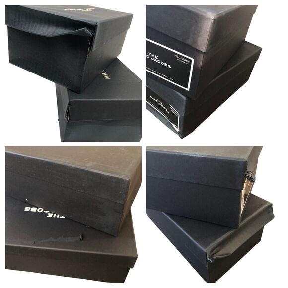 NEW Marc Jacobs Slides The Slide Sandals Logo Slip On Shoes Womens 9 / 39 Navy - Picture 9 of 9